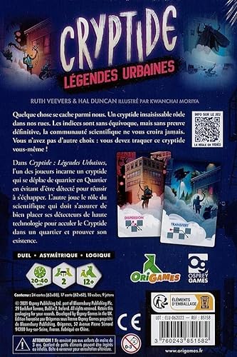 Cryptide Leyendas Urbanas - Juego de mesa - Versión en español