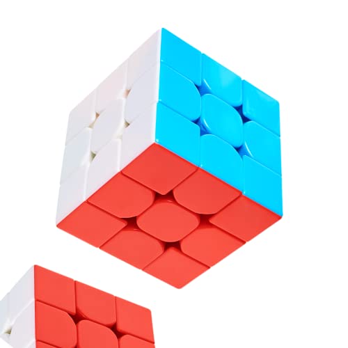 Cubo de Velocidad, Puzzles 3D, Cubo 3x3, Speed Cube, Incluye como Resolver, Reto para niños y Adultos, Coordinación, Estrategia, Habilidad, Cubo 3x3, Sin Pegatinas, Tacto Suave, Ajustable