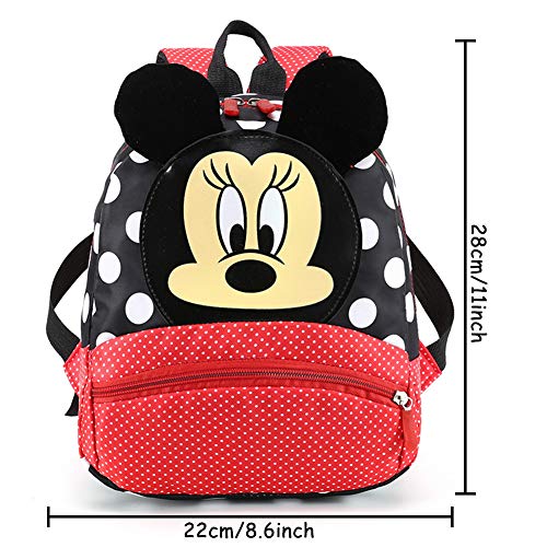 CYSJ Mochilas Escolares, Mochila 3D Minnie Mickey Mouse, Mochila Escolar para Niños, Mochila de Gran Capacidad,Mochila de Viaje para Deportes al Aire Libre, Regalo de Cumpleaños para Niños