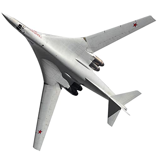 DAGIJIRD Bomber de papel, modelo de avión, escala 1/72, Tupolev Tu-160, kit de modelo de papel para coleccionistas (kit desmontado)