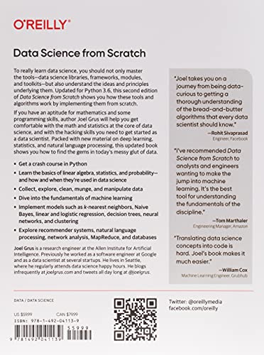 Data Science from Scratch: First Principles with Python