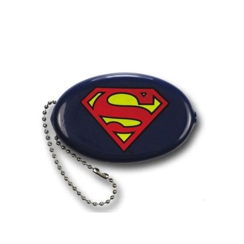 DC Comics Superman Azul Marino Monedero Llavero