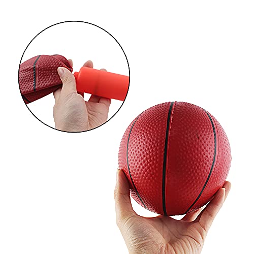 deAO Juego de Baloncesto para Interiores para niños, Juego de Disparos montado en la Pared, aro de Dormitorio y Pelota para niños y niñas