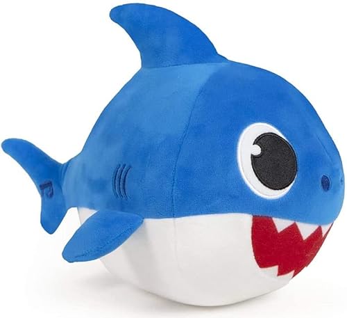 DE.CAR 2- Peluche dady Shark 30cm Canta la canción Original (decar 27588)