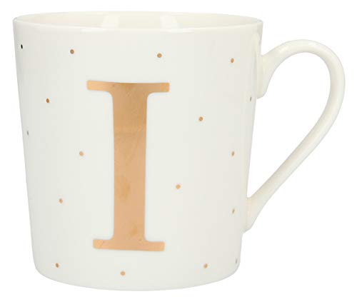 Depesche 5909.034 - Taza de porcelana con asa (300 ml), diseño con texto I