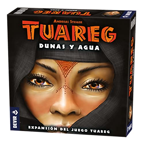 Devir - Tuareg: Expansión Dunas y Agua, Juego de Mesa, Juego de Mesa de Ingenio, Juego de Mesa de 2 Jugadores (BGTUASP)