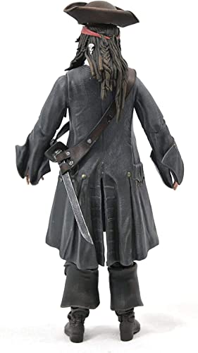 DIAMOND SELECT TOYS Piratas del Caribe: Dead Men Tell No Tales: Jack Sparrow Figura de acción coleccionable