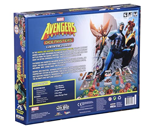 Dice Marvel Masters: Avengers Infinity Campaign Box