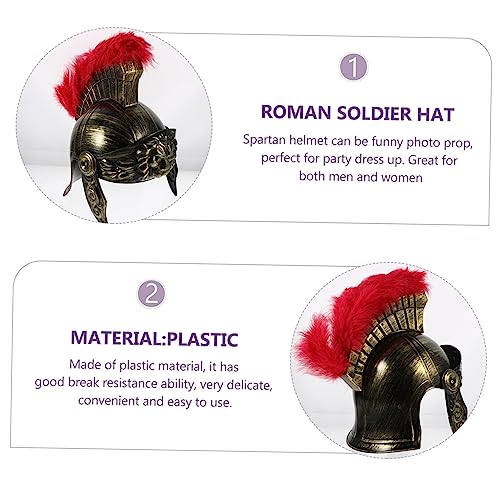 Didiseaon Sombrero De Samurái Sombrero De Guerrero Romano Trajes Medievales Casco De Caballero Romano Cosplay Casco Romano Casco De Gladiador Hombre Pirata Suministros De Fiesta El Plastico