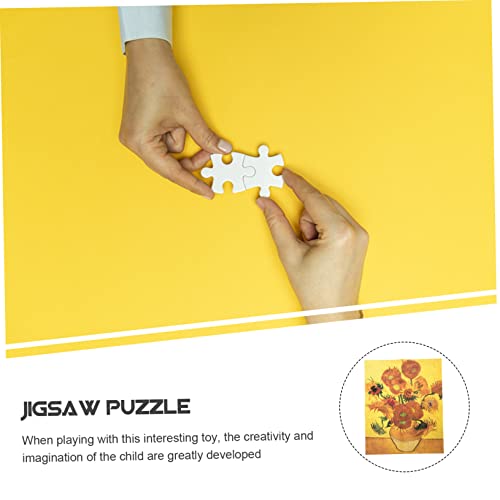 DIKACA 1 Juego De Rompecabezas De Girasol Rompecabezas De Papel Juego De Coordinación Mano-Ojo para Adolescentes De Rompecabezas Rompecabezas De Cumpleaños para Niños