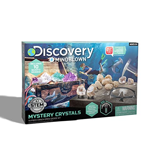 Discovery Mindblown 1423005761 Mystery Crystals-Juego de Piedras de Cristal para niños a Partir de 6 años (Three Sixty Group