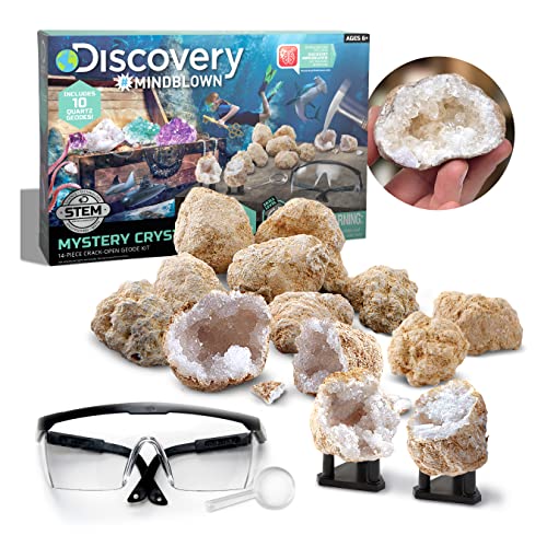 Discovery Mindblown 1423005761 Mystery Crystals-Juego de Piedras de Cristal para niños a Partir de 6 años (Three Sixty Group