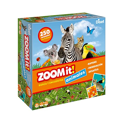 Diset Zoom It Juego Educativo para niños a Partir de 5 años, Multicolor, 63799