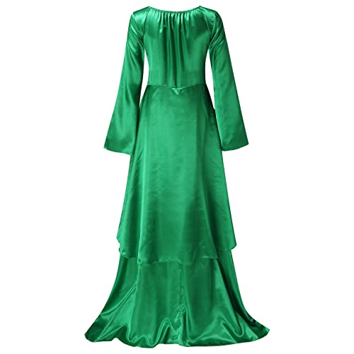 Disfraz Mujer Manga Larga Estilo Medieval Falda oscilante Retro Disfraz Medieval Medieval Vestido de Reina renacentista Vestidos de Fiesta Mujer Halloween, Fiesta, Princesa, Disfraz