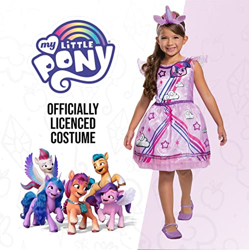 Disguise Disfraz My Little Pony Niña Twilight Sparkle, Disfraz Unicornio Niña Disponible en Talla XS