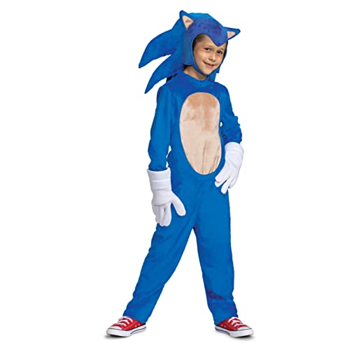 Disguise Oficial Deluxe - Disfraz Sonic Niño The Hedgehog, Disfraces Sonic Niño, Disfraz Sonic Niña, Sonic Costume, Disfraz Erizo Niño, Disfraz Carnaval Niño Halloween Talla M