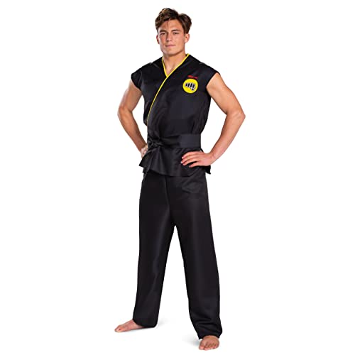 Disguise Oficial Netflix- Disfraz Cobra Kai Hombre Clásico, Disfraz Halloween Hombre Karate Kid En Talla L