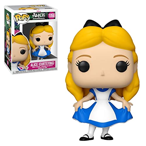 Disney: Alice in Wonderland 70th - Alice in Wonderland Curtsying Funko Pop! Vinyl Figure (Bundled with Compatible Pop Box Protector Case)