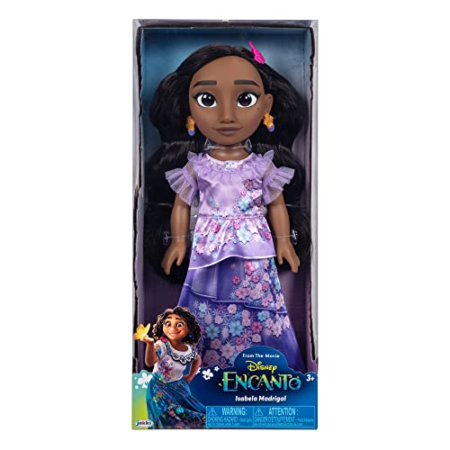 Disney Encanto - Mi Amiga Isabela Grande – Muñeca de 38 cm de Altura que Incluye Vestido y Zapatos – con Preciosos Detalles para niñas con 3 años +