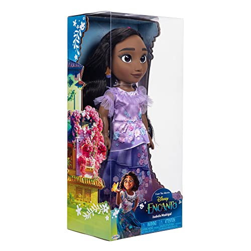 Disney Encanto - Mi Amiga Isabela Grande – Muñeca de 38 cm de Altura que Incluye Vestido y Zapatos – con Preciosos Detalles para niñas con 3 años +