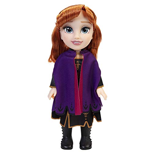 Disney Frozen 2 - Muñeca Anna de 38 cm para Niñas – Muñeca Anna Grande con Preciosos Detalles de la Película– Juguete para Niñas con 3 Años +