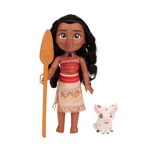 Disney Princesas Muñeca Vaiana Cantante de 38 cm –Canta la Característica Canción de la Película “How Far I'Ll Go”