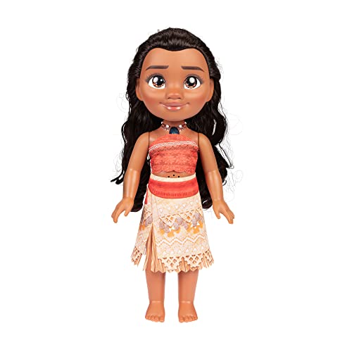 Disney Princesas Muñeca Vaiana Cantante de 38 cm –Canta la Característica Canción de la Película “How Far I'Ll Go”