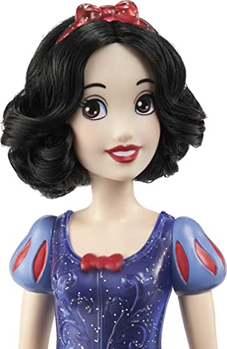 Disney Princess Blancanieves Muñeca princesa con pelo corto, juguete +3 años (Mattel HLW08)