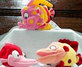 Disney 's Little Mermaid - Critters y platija submarina (se venden individualmente)