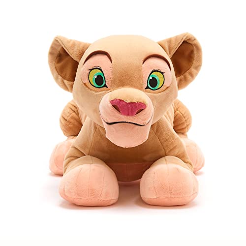 Disney Store Peluche Grande de Nala, El Rey León, Altura: 45 cm, Leona de Peluche con Detalles Bordados y un Acabado Suave