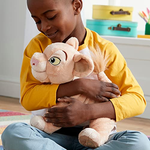 Disney Store Peluche Mediano de Nala, El Rey León, Altura: 32 cm, Nala de Peluche, leoncita con Detalles Bordados y un Acabado de Tacto Suave