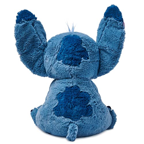 Disney Store Stitch - Peluche de peluche, tamaño mediano de 15 3/4 pulgadas, Lilo & Stitch, juguete suave alienígena con orejas grandes flexibles y textura peluda, adecuado para todas las edades