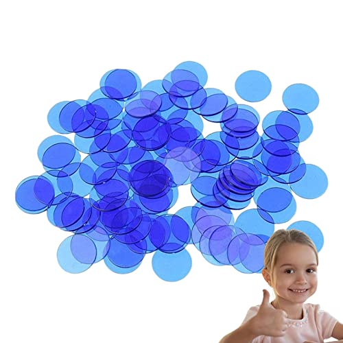 Ditanpu Bingo - Bingo Colores Transparentes para niños con BolAlmacenamiento | Juego 120 Piezas para Juegos Grupos Grandes, Noche Juegos, Sala Bingo