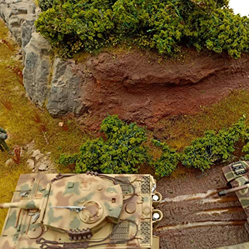 DIY miniatura arbustos arbustos follaje terreno modelo kit arena mesa simulación paisaje wargaming decoración del terreno ferrocarril paisaje guerra mundo escénicos