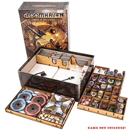 docsmagic.de Organizer Insert for Gloomhaven: Jaws of The Lion Box - Encarte