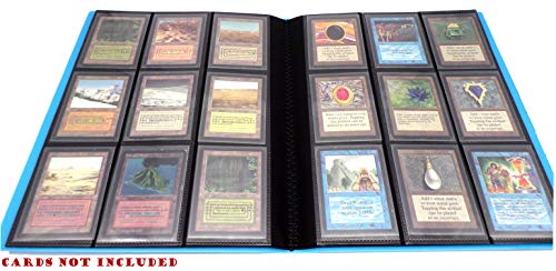 docsmagic.de Pro-Player 9-Pocket Album Light Blue - 360 Card Binder - MTG - PKM - YGO - Álbum para Tarjetas Azul Claro