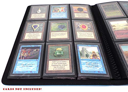 docsmagic.de Pro-Player Premium 9/18-Pocket Album Light Blue - 360 Card Binder - MTG - PKM - YGO - Álbum para Tarjetas Azul Claro