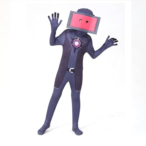 DONY Skibidi, costume da bagno per bambini, ragazzi, ragazze, cartone animato, mostro horror, tuta per cosplay, costume per bambini, costume per carnevale, festa di Natale, festa di Halloween