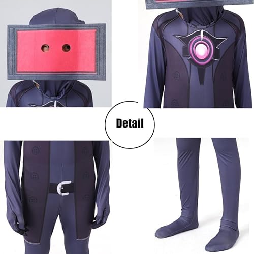 DONY Skibidi, costume da bagno per bambini, ragazzi, ragazze, cartone animato, mostro horror, tuta per cosplay, costume per bambini, costume per carnevale, festa di Natale, festa di Halloween