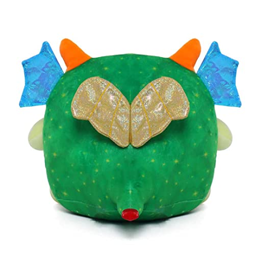 Dream Beams - Lindo peluche de peluche con diseño de dragón, brilla en la oscuridad, lavable, a partir de 0 años (18 cm, Draco (Dragón)