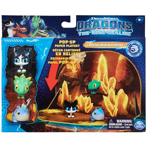 Dreamworks Dragons 6067882 9 Realms Crystal Playset S24