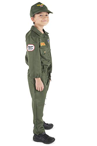 Dress Up America Piloto de las Fuerzas Aéreas: Talla S 4-6 años