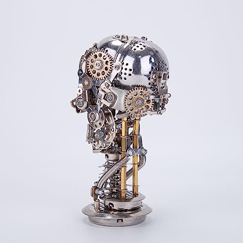 DUZU Puzzle de metal 3D para adultos, DIY esqueleto de metal, modelo 3D, rompecabezas 3D, juego de construcción de metal, 200 piezas, corte láser 3D, modelo steampunk, coleccionable, regalo decorativo