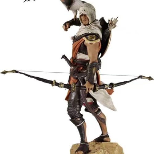 Eamily Para Assassin's Creed Origins Byker Personajes de anime Modelos Coleccionables Estatuas Juguetes PVC Estatuas Decoraciones de Escritorio