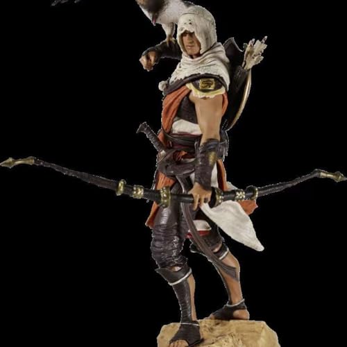 Eamily Para Assassin's Creed Origins Byker Personajes de anime Modelos Coleccionables Estatuas Juguetes PVC Estatuas Decoraciones de Escritorio