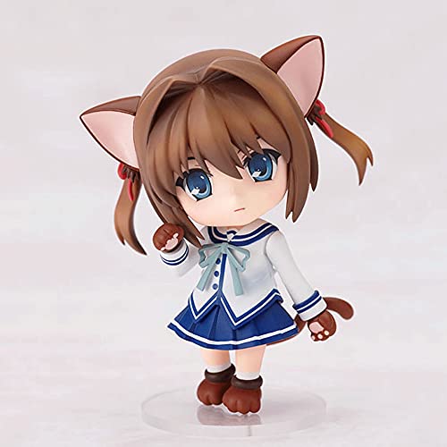 EASSL Figura móvil Nendoroid Asakura Yume, la Figura es de la animación Hatsune Island II, la Postura de pie es de 3,9 Pulgadas de Alto, la Figura está Hecha de Material de PVC, Incluidas Las Partes