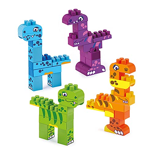 Ecoiffier - Barril de Dinosaurios 150 Piezas - Abrick Juego de construcción para niños A Partir de 18 Meses (7600001387)