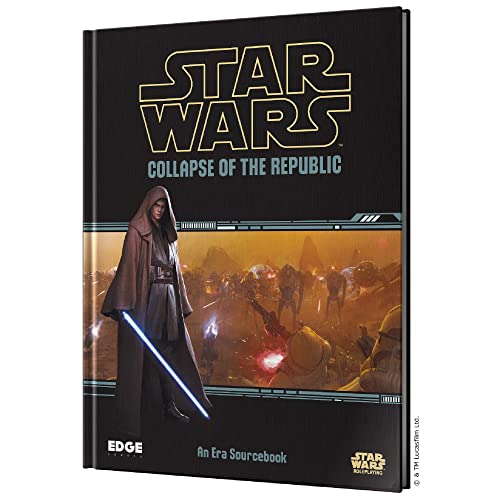 Edge, Star Wars RPG: Colapso de la República, RPG, Edades 12 más, 3-5 Jugadores