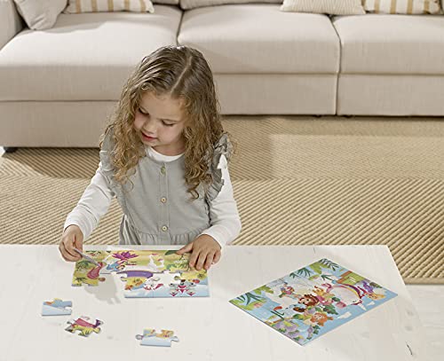 Educa - Set con 2 Puzzles Infantiles de 20 Piezas con imágenes Unicornios y Hadas. A Partir de 4 5 6 años (18064)