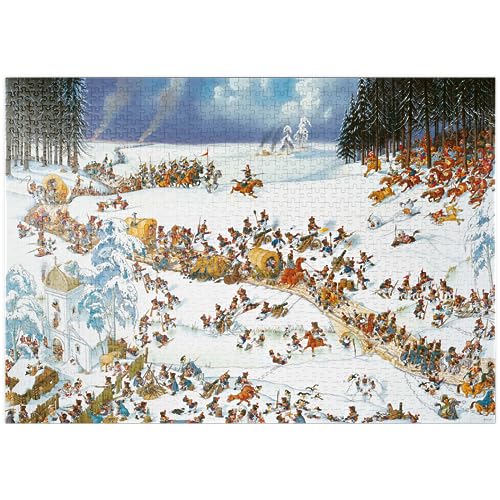 El Invierno De Napoleón - Jean-Jacques Loup - Clásicos del Cómic - Premium 1000 Piezas Puzzles - Colección Especial MyPuzzle de Heye Puzzle